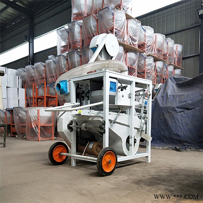 黄豆好坏粮食筛选机 抽风式芝麻清选机 板蓝根碎土筛选机