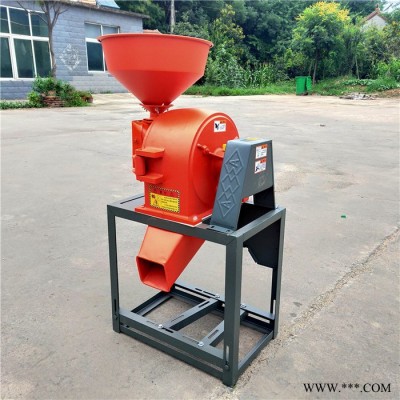 湿大米电动磨粉机 板蓝根电动粉碎机 齿爪式高粱小麦磨面机