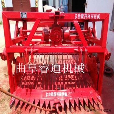 地下根茎药材起药机 牵引式玄参药材挖掘机