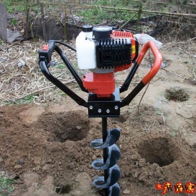 四冲程汽油挖坑机，山药种植打眼机 轻便挖坑机报价