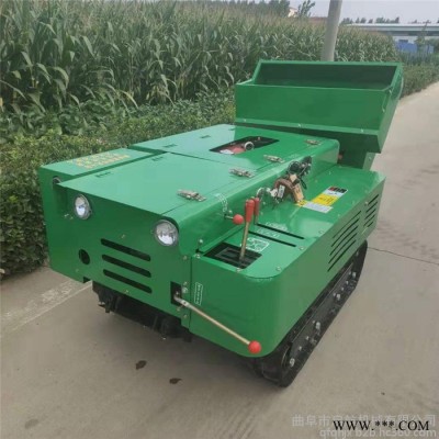 山药种植开沟机山东哪买 履带式开沟回填机 启航施肥回填机