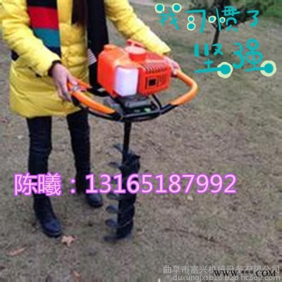 山药种植打洞机  富兴小型苗圃钻眼机 轻便多功能打洞机
