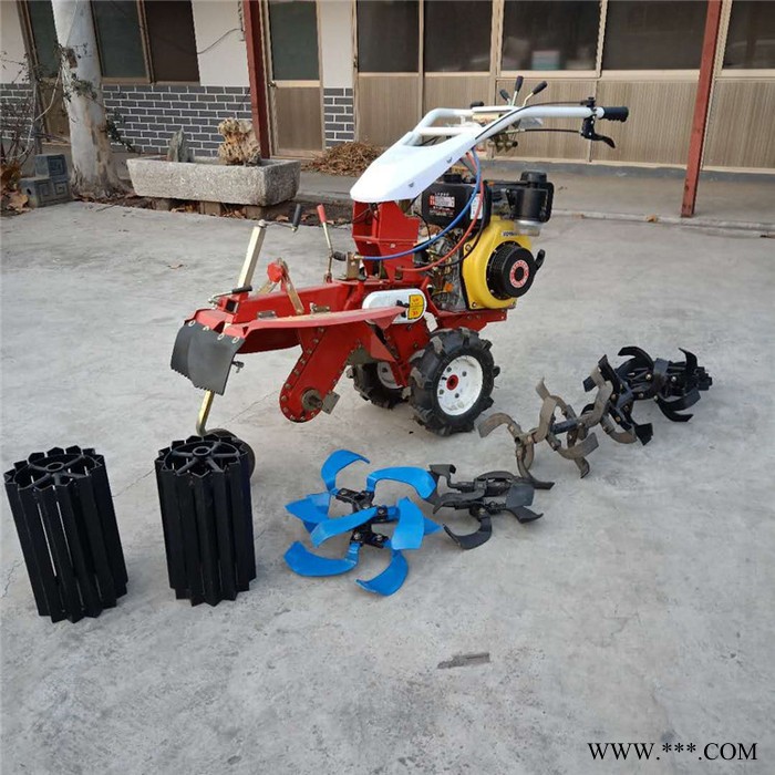 柴油汽油开沟培土机 农用田园管理机 山药种植开沟起垄机 柴油汽油开沟培土机 农用田园管理机 山药种植开沟起垄机