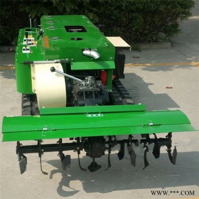 除草田园管理机价格 山药种植开沟机  富兴批发履带可旋旋耕回填机