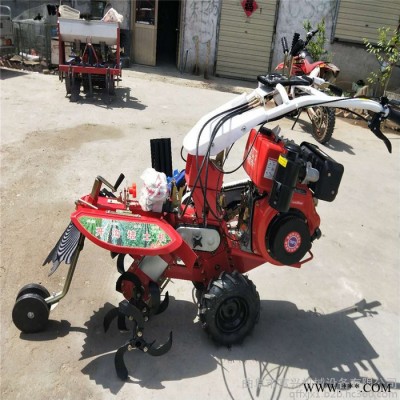 富兴汽油多功能旋耕机 大葱山药开沟机 农用大葱培土机型号