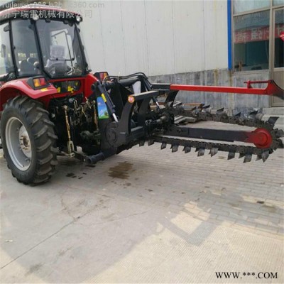瑞雷供应 农用果园链式开槽机 水利渠道挖沟机 山药开沟 农田挖槽