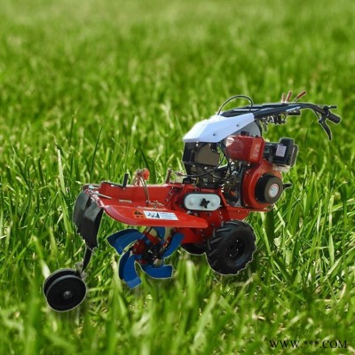 手扶大葱封沟机 鲁华柴油山药开沟培土机 旋耕机