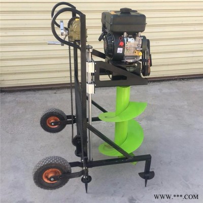 后置式螺旋挖坑钻穴机 小直径植树打孔机 牛蒡山药种植手提式打眼机价格