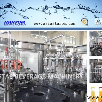 山药汁玻璃瓶灌装机粗粮饮品液体食品包装机自动包装机BBR-4