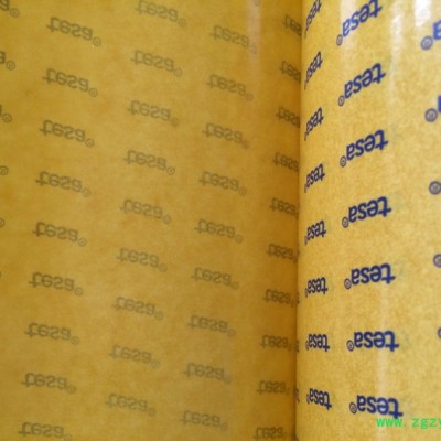 厂价现货售TESA胶带 德莎4982**双面胶 TESA4982新版 姜黄格拉辛印tesa® PET基材双面胶