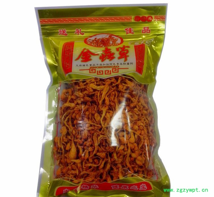 金正邦牌大孢子头金虫草花特级**批发北冬虫夏草蛹子实体 100g