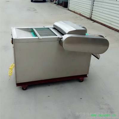 剁刀式切根茎类切药机器 宇佳硬质葛根切段机厂家 叶草皮藤切丝机厂家