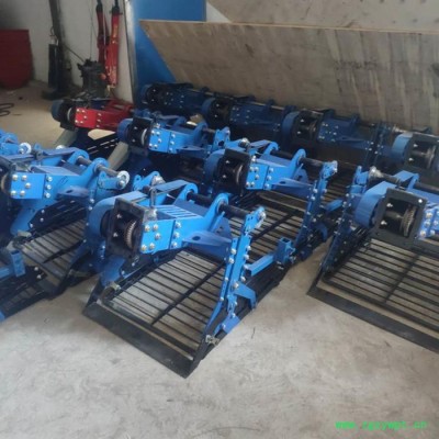 龙煤TD小型挖大蒜震动筛抖土收获机 手扶二轮车挖大蒜机器 地下根茎类药材收获机 茎药材收获机