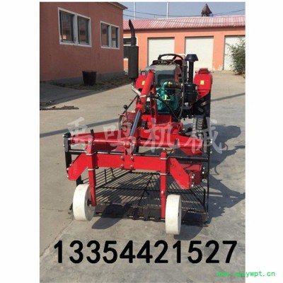 5禹鸣机械有限公司4U-1300 单杠拖拉机带大蒜收 药材收获机厂家 前置大蒜收割机厂家