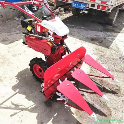 广盛    小型汽油割晒机 手扶式辣椒大豆收割机 柴油自走式牧草中药材播种机