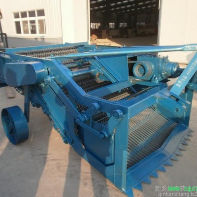 药材收获机河南地隆牌收获地下根茎药材和作物