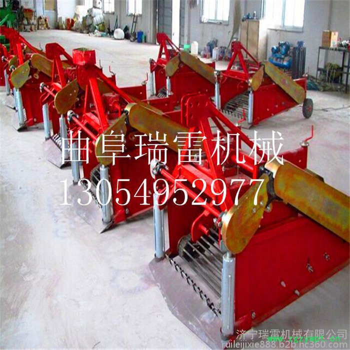 晋江瑞雷牌茯苓香附子药材深挖可调节挖掘机土豆收获机