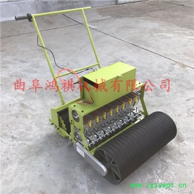 谷子药材精播机 汽油拖拉机蔬菜播种机A 一次种一粒蔬菜精播机