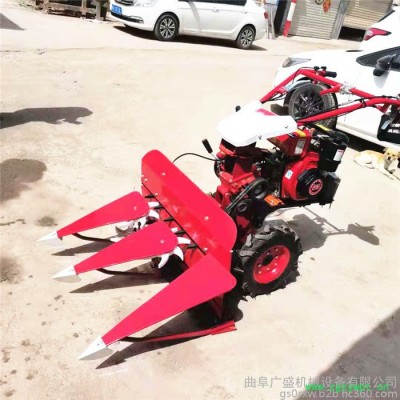 广盛   轻巧辣椒割晒机 黄豆药材收获机 柴油动力割晒机 前置式手扶割倒机