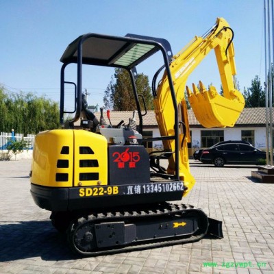 超小挖掘机 山鼎SD22-9B药材基地用挖掘机