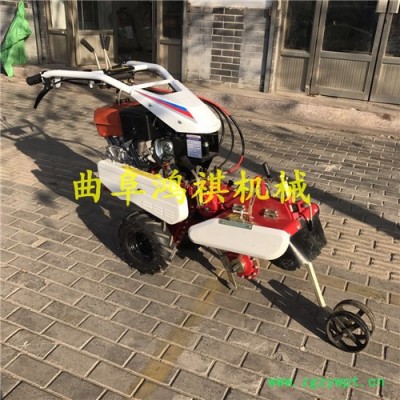 柴油田园管理机 鸿祺k田园用开沟机功能介绍 药材种植挖沟开沟机