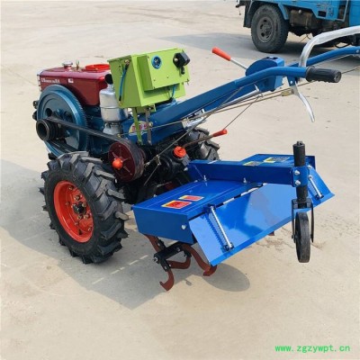 15马力手扶翻耕机 LH SF山药开沟机 鲁华座驾式柴油耕地机