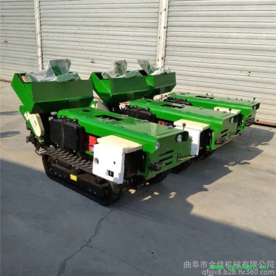 jj高效开沟机除草打药机 农田果园开沟机 多功能自走式履带开沟机