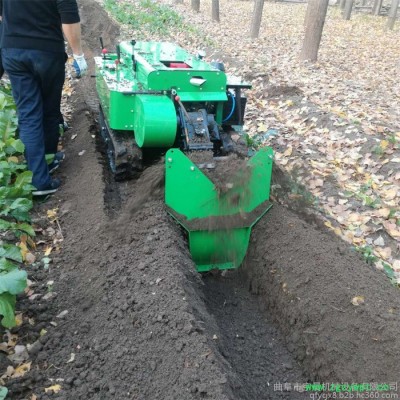 自走履带式打药机开沟机生产厂家 深施农家肥的履带开沟机厂家 履带开沟机