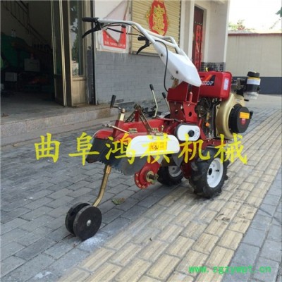 手扶式大棚种植开沟机云南种植药材封沟起垄机小型农用多功能开沟机