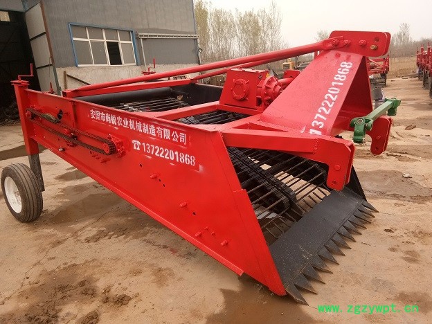 经济实用不伤根茎不漏药链条式辣根黄芩根茎作物药材收获机 经济实用不伤根茎不漏药链条式辣根黄芩根茎作物药材收获机