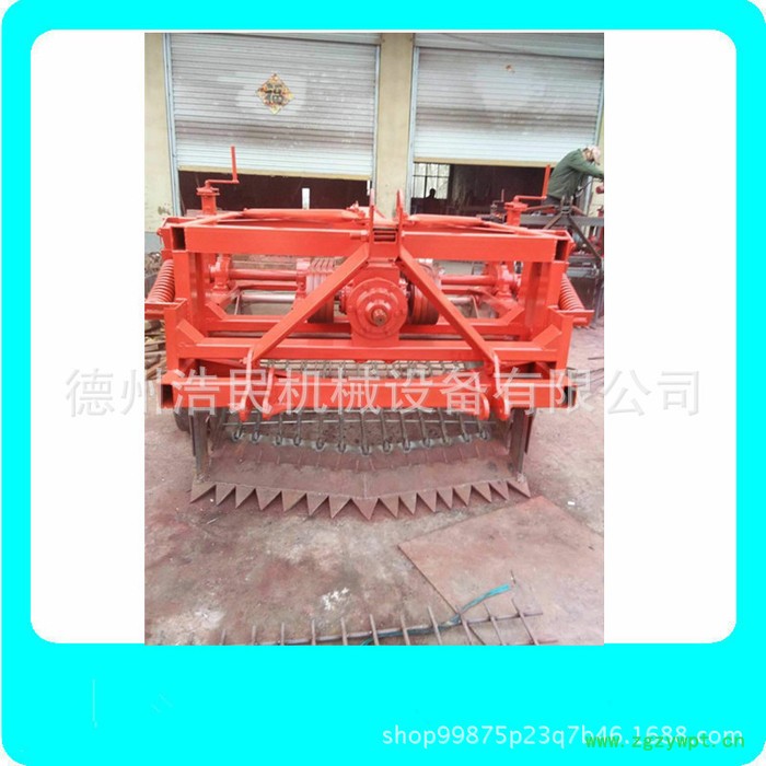 大型根茎类药材收获机  定制生产药材挖掘机拖拉机后置药材收获机