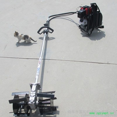 手推式汽油果园开沟机 果园打药机 果园旋耕机**