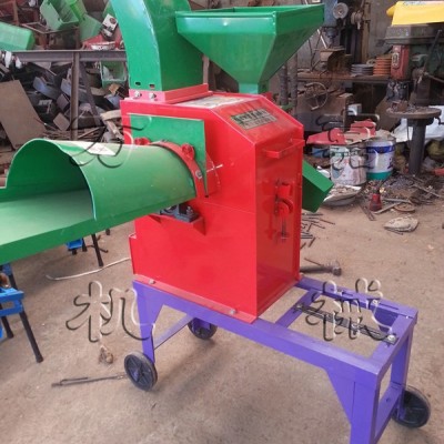 农作物秸秆粉碎机 树枝中草药磨粉机 铡草机揉丝机图片