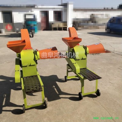 自动进料粉碎机 中草药粉碎机型号 玉米秸秆粉碎机 鸿祺稻草粉碎机