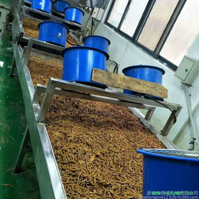 鼎鸿牌FG-3000型叶菜去水风干机 山楂风干流水线 网带输送风干机 中药材干燥设备 火腿肠风干机 鱼肠干燥设备