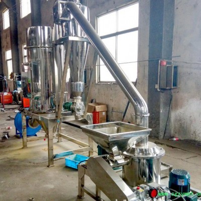 WFJ超微粉碎机 无筛分选式细度水循环冷却脉冲除尘自动下料