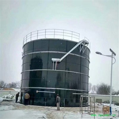 宸一环境5000立方搪瓷拼装罐 沼气厌氧发酵罐 搪瓷钢板罐