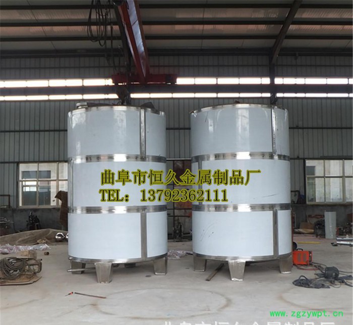 304不锈钢储罐大全 不锈钢罐  发酵罐储酒罐  曲阜恒久专