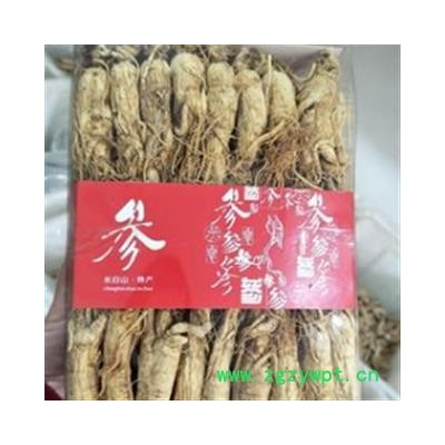 白参 人参新货无硫纯干人参生晒参带须35支，一手货源货真 产地 吉林省