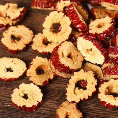 批发红枣圈 散装无核红枣片500克 新疆脆枣干花草茶 产地直供