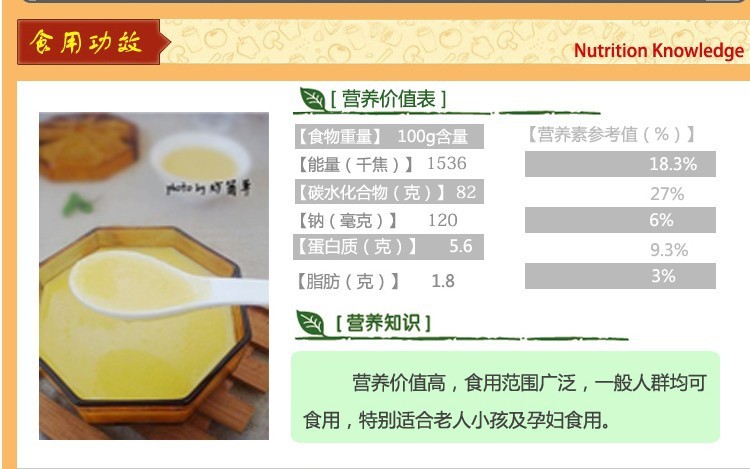 营养价值表