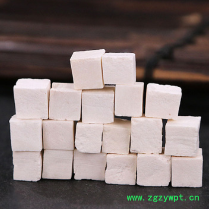 供应茯苓丁 散装产地茯苓 白茯苓片无杂茯苓块厂家直供茯苓