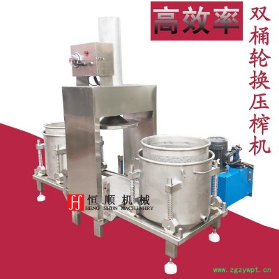 泡澡洗澡酵素中药渣压榨机 中药生物肥料脱水设备 过滤一体压榨机