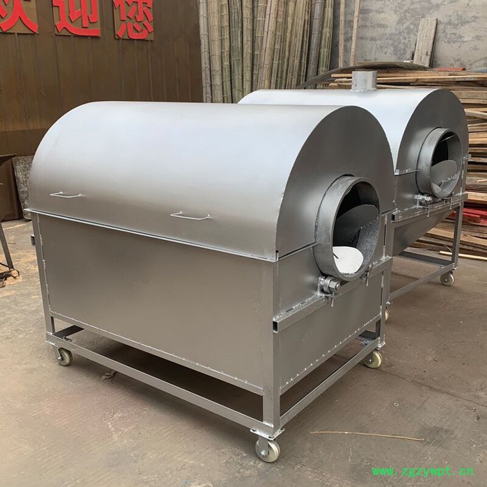 宏博 全自动电加热瓜子翻炒机 中药炒货机 菜籽芝麻滚筒炒料机