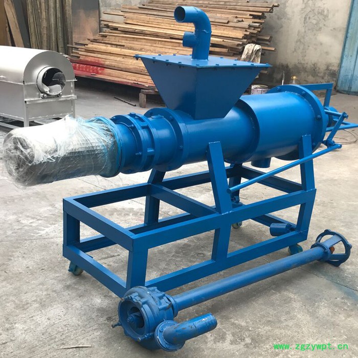 宏博 纸浆豆渣中药渣脱水挤干机剩饭脱水机养殖场环保固液分离机