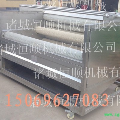 恒顺海鲜根薯类清洗脱皮机  毛刷清洗机 瓜蒌清洗机 中药材清洗机