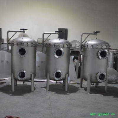 中药除渣不锈钢袋式过滤器 反渗透前置过滤器 厂家直供可定制