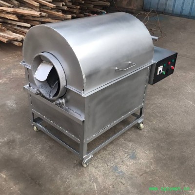 宏博 大型滚筒电加热炒料机 中药炒货机 大型不锈钢电炒货机