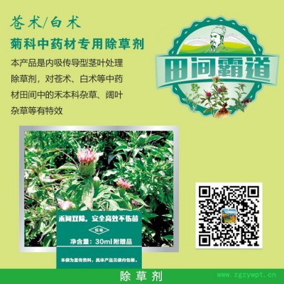 苍术除草剂   菊科中药材除草剂 田间霸道 **