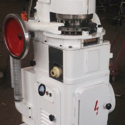 旭朗中药制片机器，大型旋转式多冲压片机，医药专用粉末压片机